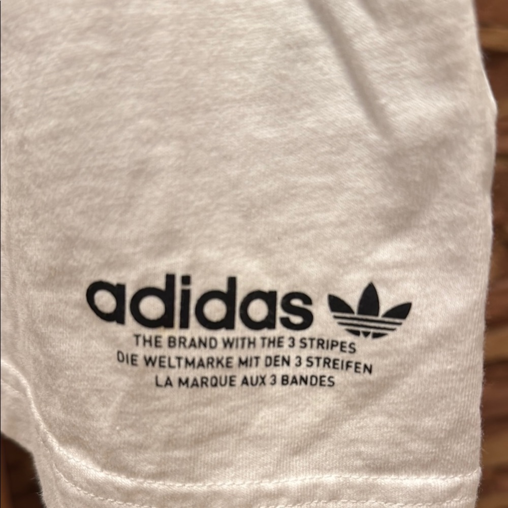 Adidas Limited Edition from Europe White Graphic Men's T-Shirt - Picture 5 of 9